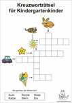 Kreutzworträtsel Kindergarten Kreuzworträtsel für kinder, Wo